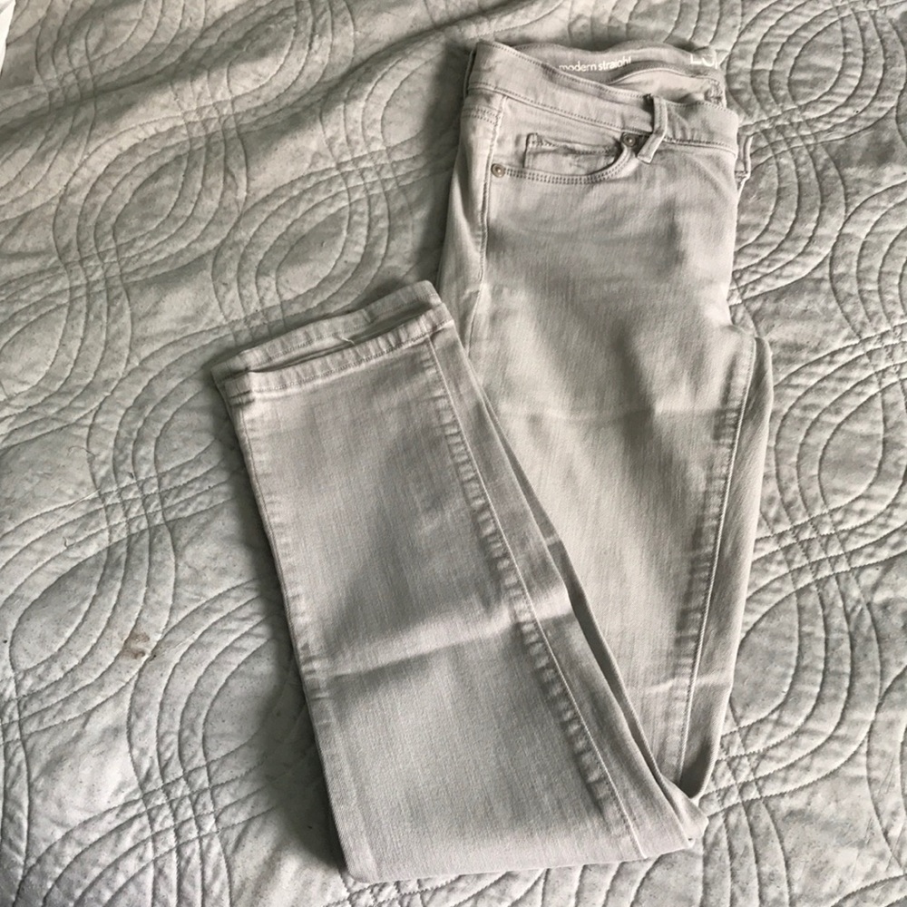 Ann Taylor LOFT Gray Jeans